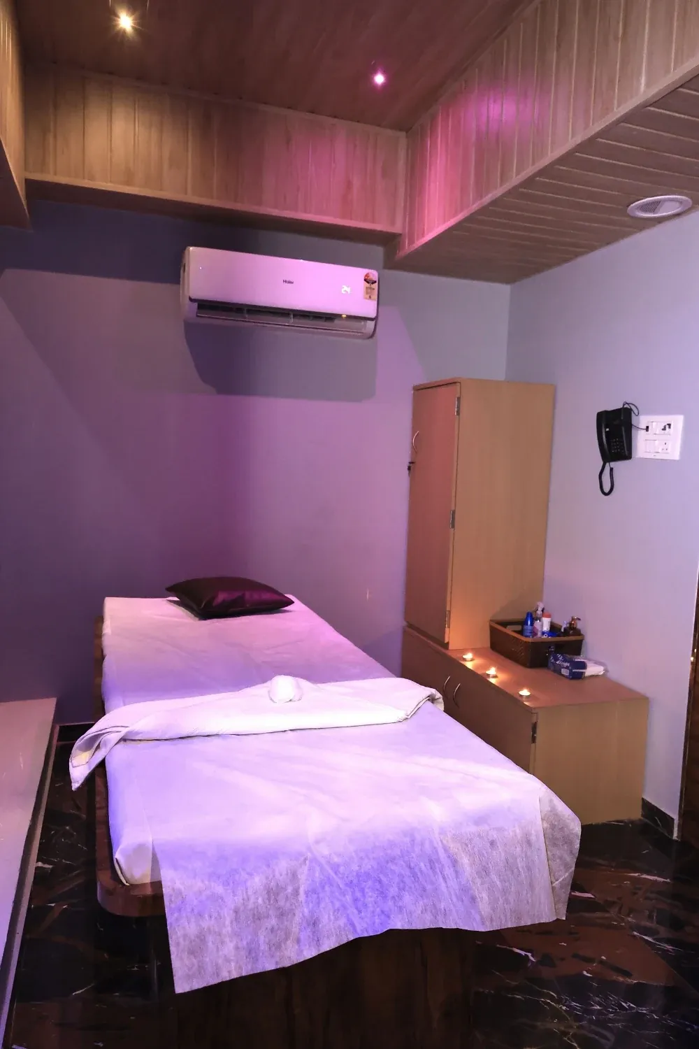Deep tissue back massage